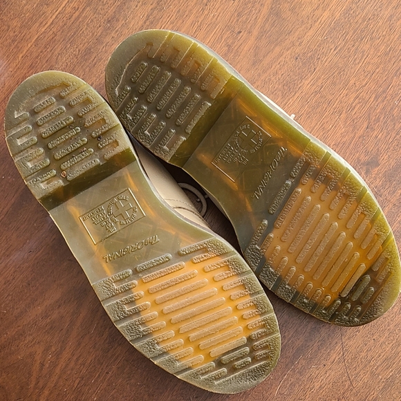 Dr. Doc Martens 1461 Cream Lace-Up Oxfords Women's Size 9 41 - Picture 8 of 10